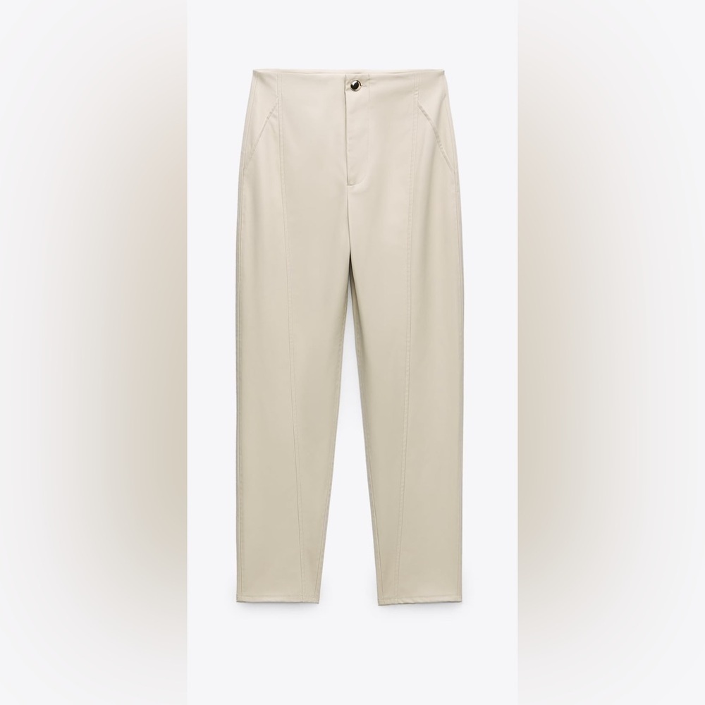 brand new Zara Faux Leather Pants - Size S with tag on !